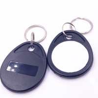 Porte-clés RFID de contrôle d'accès GSC programmable 13,56 MHz NFC 213 en résine cristalline NFC époxy
