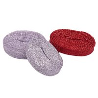 Lacets personnalisables en fil métallique, petite série, lacets à paillettes sur mesure avec emballage