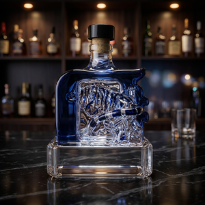 עיצוב מודרני פופולרי של OEM, דגם טיגריס תלת מימדי עמיד בטמפרטורות גבוהות, ייצור בעירה תלת מימדית, 300 מיליליטר, עיצוב בר מודרני. - Product Image 1