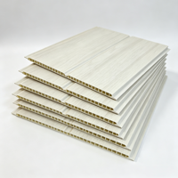 Panneaux de plafond en PVC imitation bois, ignifuges, personnalisables pour la décoration intérieure et extérieure, directement de l'usine