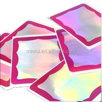 Rouleau d'autocollants en coquille d'œuf personnalisé, vinyle auto-adhésif, étiquette en coquille d'œuf, autocollants destructibles, feuille de papier