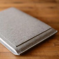 Étui de protection pour tablette en feutre de laine mince avec logo personnalisé, accessoire de sac d'affaires avec clip et pochette promotionnelle pour tablette