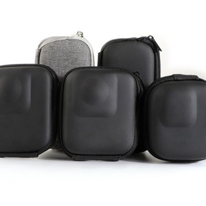 EVA Earphone Storage Case Square Zipper Bag Multifunctional Data <b>Cable</b> Hard Drive Pouch Unisex Simple Design Customizable Color - Product Image 1