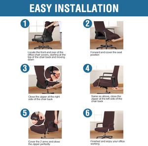 <span class=keywords><strong>Funda</strong></span> <span class=keywords><strong>para</strong></span> silla de oficina con respaldo alto elástico de estilo moderno, <span class=keywords><strong>funda</strong></span> ejecutiva <span class=keywords><strong>para</strong></span> sillón de casa, <span class=keywords><strong>funda</strong></span> <span class=keywords><strong>para</strong></span> silla de ordenador - Product Image 5