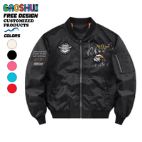 Blouson aviateur décontracté OEM pour homme, coupe ajustée, col montant, style coréen, imperméable et léger, idéal pour le streetwear quotidien et les activités sportives en extérieur