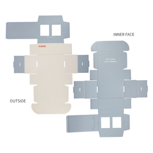 Emballage de boîte en carton ondulé blanc avec impression personnalisée d'huile essentielle lotion de soin de la peau pour hommes boîte postale d'expédition avec insertion de papier - Product Image 6
