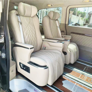 Asiento de Coche de Cuero de Lujo para Negocios, Impermeable, Eléctrico, Interior Modificado, VIP, con Funciones de Masaje y Ventilación, Compatible con Hiace para Adultos - Product Image 1