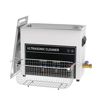Nettoyeur à ultrasons 6L pour disques vinyles, bijoux, ongles, avec prise EU AU US UK 110V 220V