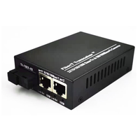 HTB-GS-03 AB Convertisseur de Média À Fiber Optique 10/100/1000M Monomode 20km/25km L'émetteur-Récepteur de Fiber Optique Ethernet Commutateur de Fiber