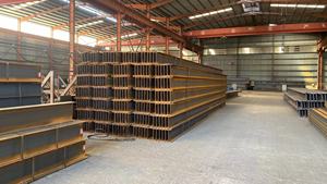 Nhà kho đúc sẵn Kết Cấu Thép En 10025-2-2019 s235jr xây dựng H chùm hbeam tùy chỉnh thiết kế cho xây dựng - Product Image 6