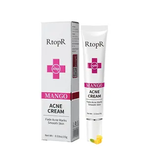 RtopR Tienda oficial Mango Repair Acné Crema Anti Acné Tratamiento Cicatriz Espinilla Crema Blanqueadora Hidratante Cara Cuidado DE LA PIEL