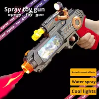 Pistolet à pulvérisation électrique vibrant pour enfants, jouet de tir avec sons et lumières, modèle de simulation de pistolet, cadeau parfait pour les garçons