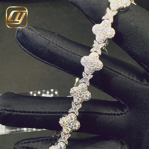 Pulsera de Lujo de 10MM, Estilo Hip Hop, Plata de Ley 925 con Moissanita, Certificación GRA, Joyería Fina, Cadena Cubana - Product Image 6