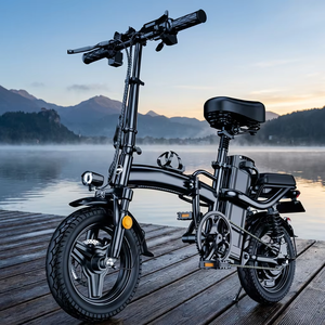 <span class=keywords><strong>Bicicleta</strong></span> Eléctrica Plegable de 14 Pulgadas, Motor de 400W, Una Velocidad, Batería de Litio, Alcance de 80km, <span class=keywords><strong>Bicicleta</strong></span> Eléctrica Ligera Plegable para Mujer - Product Image 6