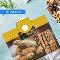 Vente chaude en gros oem designer personnalisé sacs en mylar découpés de qualité alimentaire graines de melon sac d'étanchéité à trois côtés