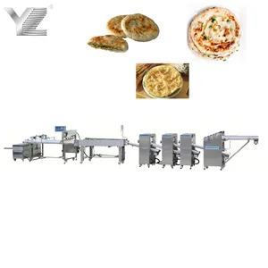 Kích Thước Trung Bình Tự Động Lacha Paratha Pita Arabic Bánh Mì Roti Máy Để Làm Ngô Tortilla