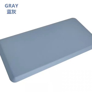 Polyurethane <b>Floor</b> Mat Black And Gray Square Solid Color Checkered Industrial Waterproof Non Slip Adhesive <b>Rubber</b> Flooring - Product Image 3