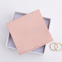 Pochette à bijoux vintage en microfibre pour femme, sac d'accessoires léger et durable, organisateur de colliers, bagues et boucles d'oreilles, sac cadeau