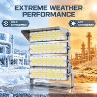 Projecteur LED modulaire fiable IP67 IK08 1000W 1200W pour l'éclairage des stades, des mât d'éclairage, des tunnels et des zones industrielles
