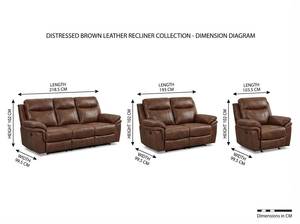 Moderno Conjunto de Sofá de Cuero Ajustable Manualmente 3+2+1 con Consola Portavasos para Sala de Estar - Product Image 3