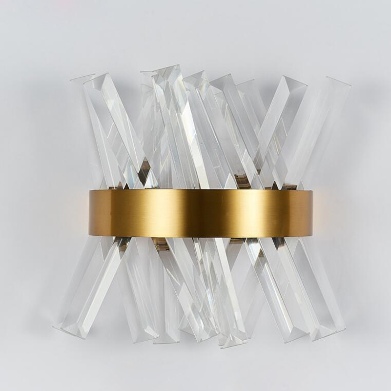 Post modern Indoor Corridor Bedroom Decoration E14 led pulg in wall sconce brass wall candle holder sconce glass wall light lamp
