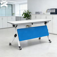 Table de conférence pliable modulaire moderne pour les écoles et les hôpitaux, mobilier de bureau commercial