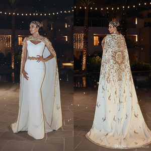 Robe de mariée sirène de luxe, longue, en maille respirante, dentelle cristalline, faite à la main, grande taille, blanche, sans bretelles, avec soutien-gorge intégré - Product Image 3