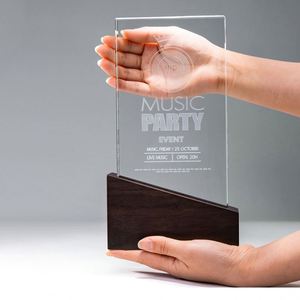OEM high-end trophy glass crystal trophy resin trophy wholesale anniversary celebration celebration free lettering and LOGO - Product Image 3