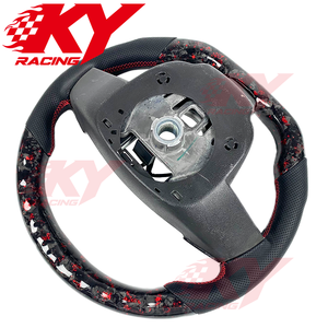พวงมาลัยรถยนต์แบบคาร์บอนไฟเบอร์ LED สำหรับ Cadillac CTS CTS-V Coupe 2008-2014 รุ่นสั่งทำพิเศษ สำหรับ ATS ATS-V XT6 XTS - Product Image 3