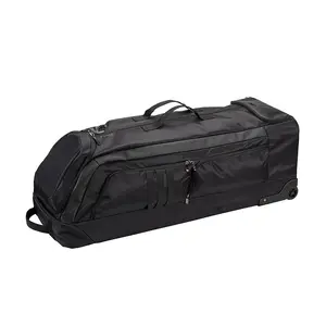 कस्टम क्रिकेट किट गेंद व्हील ट्रॉली पहिया के साथ Duffle बैग - Product Image 1