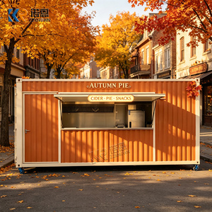 Современный модульный киоск-ресторан из контейнеров для коммерческой кухни, портативное решение для бизнеса быстрого питания - Product Image 4