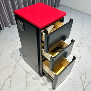 Modern Luxury Stainless Steel <b>Salon</b> Trolley High Quality Metal <b>Furniture</b> for Barber Hair <b>Salons</b> Beauty Cart With Stylish Design - Product Image 4