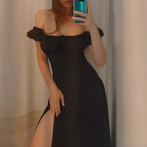 Robe midi d'été pour femme à fente haute avec manches bouffantes, ceinture à lacets à la française et imprimé numérique - Product Image 6