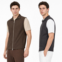 Gilets sans manches réversibles pour hommes, streetwear, logo personnalisé, vente en gros, haute qualité