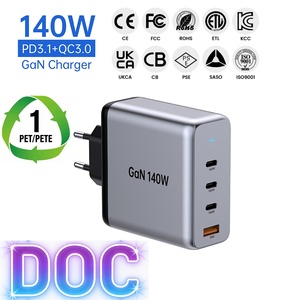 <span class=keywords><strong>Chargeur</strong></span> rapide Tommox 140W PD3.1 haute vitesse USB-C, adaptateur de charge de voyage pour téléphones portables, <span class=keywords><strong>chargeur</strong></span> mural pour Mac <span class=keywords><strong>Book</strong></span> et smartphones - Product Image 1