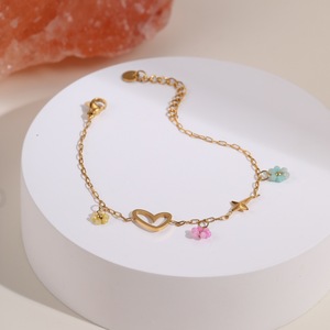 Pulseras y <span class=keywords><strong>Brazaletes</strong></span> Elegantes con Dijes de Trébol para Mujeres Modernas, Joyería de Moda - Product Image 5