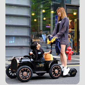 Nouvelle conception de voiture électrique pour enfants avec télécommande et pédale, chariot interactif parent-enfant - Product Image 2