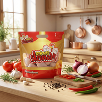 Sac d'emballage pour poulet rôti, anti-buée, micro-ondable, Pollo Asado, poulet rôti chaud, sac en plastique personnalisé avec fermeture éclair