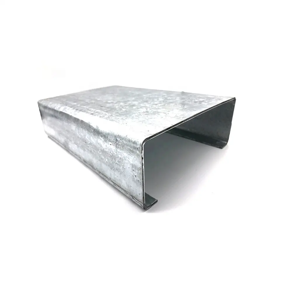 Price of prime 2 x 3 40 x 40 steel channel cold roll forming Q235b galvanized c section purlins