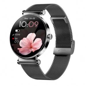2025 <span class=keywords><strong>Y16</strong></span> relojes สมาร์ทวอทช์1.32นิ้ว AMOLED Lady BT Call Heart Rate Voice ผู้ช่วยผู้หญิงแฟชั่น - Product Image 4