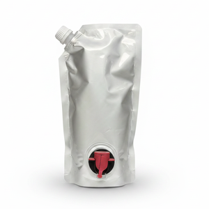 Bolsa de agua personalizada de 1L, 3L, 5L para exteriores, con grifo, para bebidas, jugos y alcohol, libre de BPA. - Product Image 1