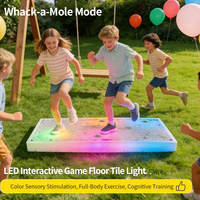 Panneau de jeu mural LED Whac-A-Mole avec lumières tactiles et musique pour salle sensorielle et activité en classe
