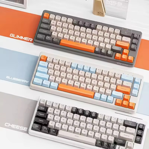 Hot Sale FreeWolf M68 Dual-mode Wireless Silent PBT Ball Cap Game E-sports Office Mechanical Keyboard - Product Image 3