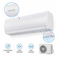 AC Inverter Split CE ERP Grosir 9000BTU 1Hp R32 WIFI Stabil OEM Logo Kustom untuk Proyek Rumah Eropa