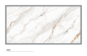 Vente directe d'usine de dalles en quartz artificiel Calacatta, prix bas pour le quartz Calacatta - Product Image 5