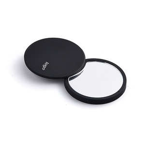 Fashion Manufacture Black Round Shape Silkscreen Printing Logo Adjustable Makeup <b>Mirror</b> - Product Image 6
