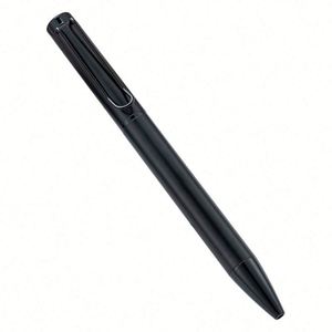 Wholesale 1.0Mm Custom Logo Business Black Metal Smooth Writing Hotel Conference Gift Twist-Action Ballpoint <b>Pen</b> - Product Image 1