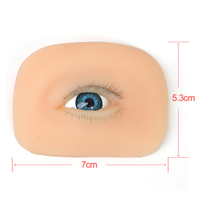 Manichino <span class=keywords><strong>Occhi</strong></span> Multistrato per Pratica Extension Ciglia in Silicone a Prezzo di Fabbrica per Formazione Applicazione Ciglia - Product Image 6