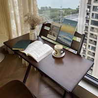 Table en bois pliable polyvalente pour la maison Salle d'étude pour enfants Bureau d'ordinateur réglable en hauteur pour étudiants
