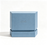 Boîte cadeau rigide vert émeraude mat avec fermeture magnétique, matériaux recyclés, couvercle/base en papier de qualité supérieure pour parfums, cosmétiques, fêtes